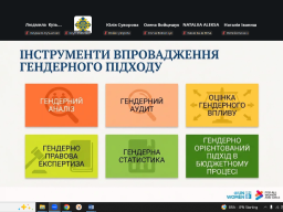 Інформ сесія щодо проведення гендерного аудиту